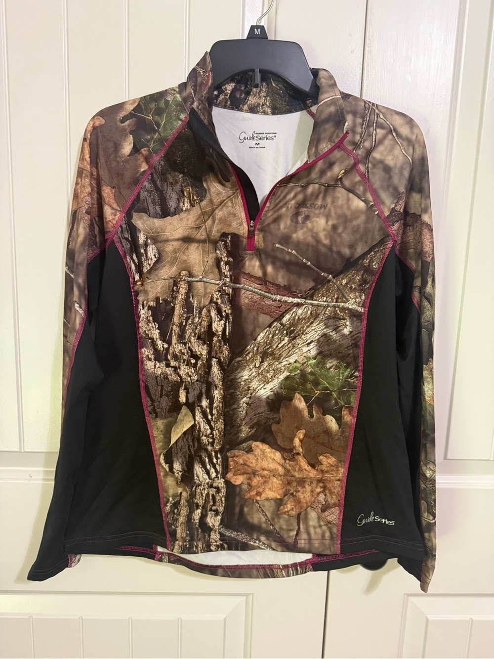 Gander Mountain Women’s Realtree Camo Half-Zip Jacket with Black Panels